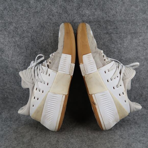 Adidas Shoes Mens 8.5 Basketball Sneakers Dame 3 Athletic Sport Trainers Lace Up